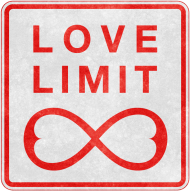 T-Shirt męski - Love Limit- czerwony