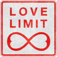 T-Shirt damski - Love Limit - różowy