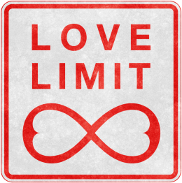T-Shirt męski - Love Limit- pomarańczowy