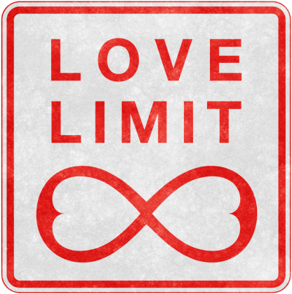 T-Shirt męski - Love Limit- pomarańczowy