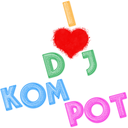 Koszulka I Love Dj Kompot