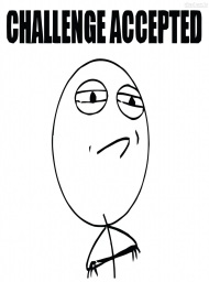Challenge Accepted (Bluza z kapturem)