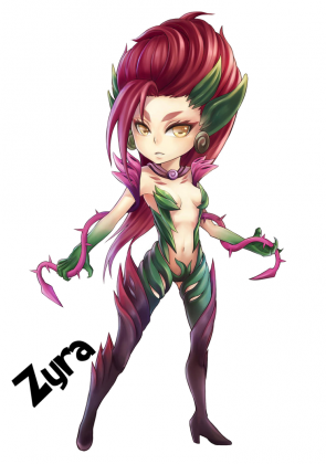 Zyra - Koszulka: League of Legends
