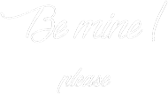 Be mine ! please - damska czarna bluza