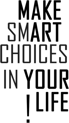 KOSZULKA DAMSKA - MAKE SMART CHOICES IN YOUR LIFE !