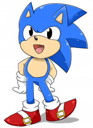 koszulka ze Sonic'iem