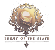 Enemy of the state - czarna koszulka