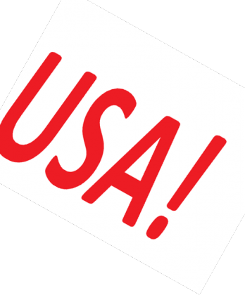 Czerwona bluza z napisem USA!