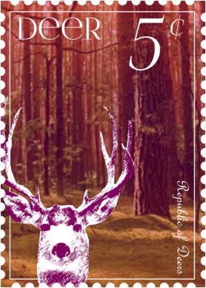 Jelonek DEER Znaczek - 3 KOLORY!