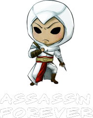Assassin's Creed Damska Biały napis