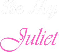 Koszulka -"Be My Juliet" (męska,czarna)