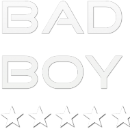 Koszulka Męska Bad Boy Biały Napis