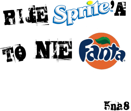 Piję Sprite'a, to nie Fanta - wersja damska