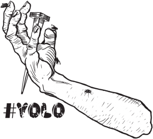 #YOLO - nadruk
