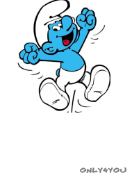 T-shirt męski Smerf Only4you.cupsell.pl