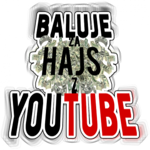 Baluje za Hajs z Youtube -  Koszulka Biała - nadruk