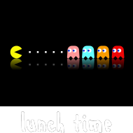 Pacman lunch M black | :V DNSHOP