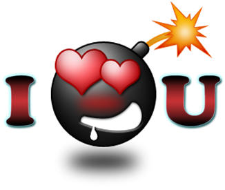 I LOVE YOU T-shirt męski