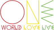 ONE world love live - biała/czarna/szara