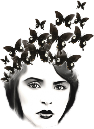 Acorn Butterfly Head Bag