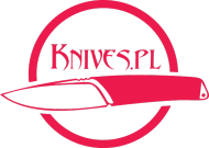 Koszulka męska Knives.pl (różowy nadruk)