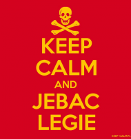Koszulka KEEP CALM AND JEBAC LEGIE