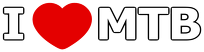 Bluza z kapturem rozpinana "i love mtb"