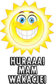 HURA WAKACJE! biały t shirt chłopięcy