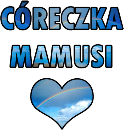 Córeczka Mamusi biały t shirt dziewczęcy