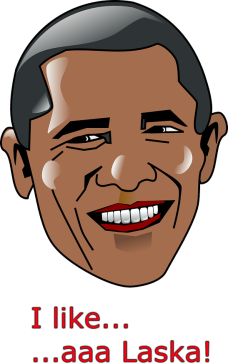 Koszulka Obama I like aaa Laska - Afera!