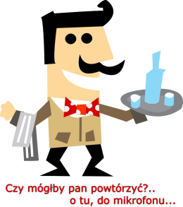 Koszulka Kelner do mikrofonu - Afera!