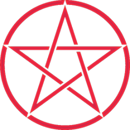 Koszulka damska PENTAGRAM różowawy - tanio!