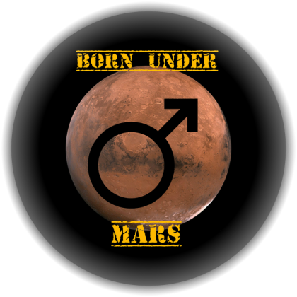 Koszulka damska BORN UNDER Mars