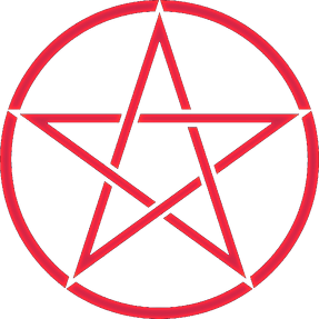 Koszulka damska PENTAGRAM różowawy - tanio!