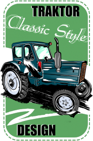 Retro Tractor - Classic Style