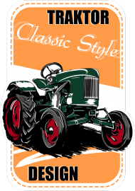 Retro Tractor - Classic Style