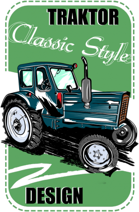 Retro Tractor - Classic Style