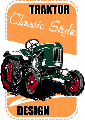 Retro Tractor - Classic Style