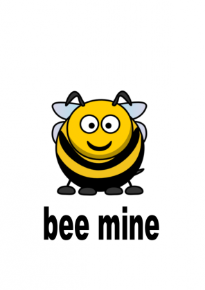 Smieszna koszulka bezrekawnik Bee Mine lejdis (by Samantha )