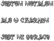 Koszulka Jestem metalem...