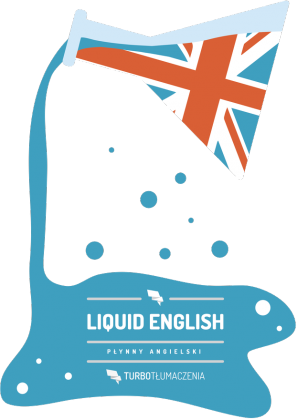 Liquid English (płynny angielski) - torba z nadrukiem jednostronnym