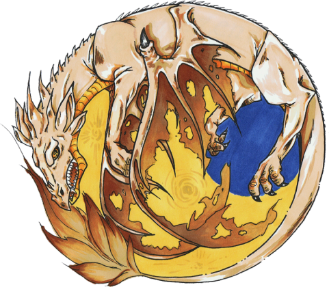 Smok księżycowy - torba