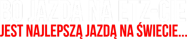 Jazda na ETZ-Cie, czarna bluza