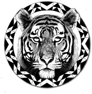 Tiger in circle [SHORT]