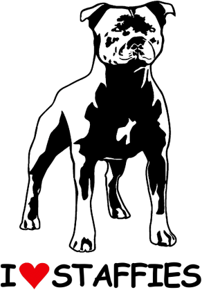 I LOVE STAFFIES - MĘSKA