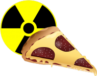 Koszulka " Nuklearna pizza " Damska