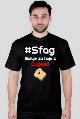 Koszulka " Hajs z Cupsell " Męska - Jest i styl