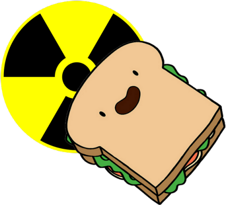 Koszulka " Nuklearna kanapka " Damska