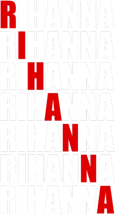 T-shirt RIHANNA