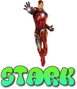 Koszulka IronMan + Napis Stark
